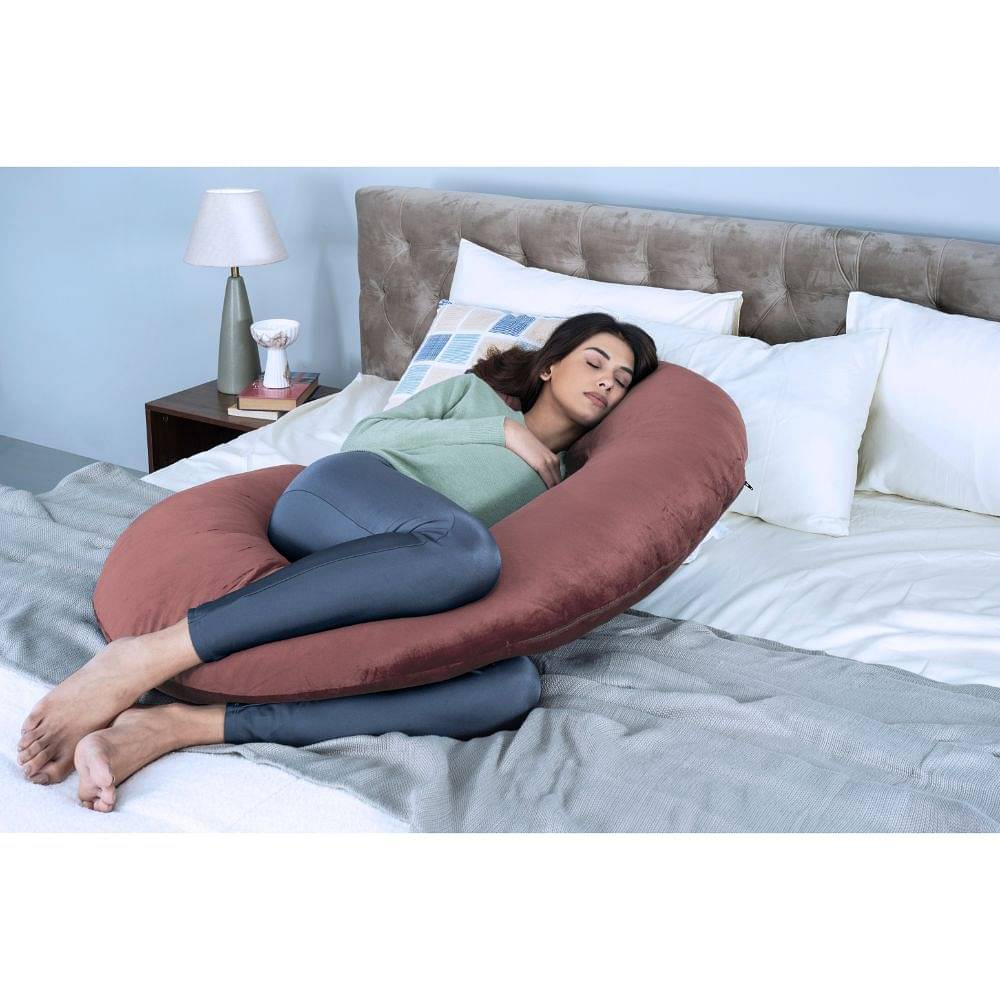 Pink and blue pregnancy cheap pillow